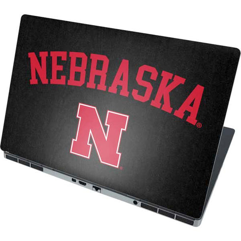 University of Nebraska Collegiate Text Black Dell Precision Skin