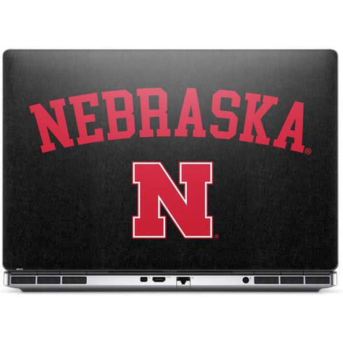 University of Nebraska Collegiate Text Black Dell Precision Skin