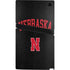 University of Nebraska Collegiate Text Black PS5 Pro Bundle Skin