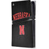 University of Nebraska Collegiate Text Black PlayStation PS5 Skins