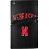 University of Nebraska Collegiate Text Black PS5 Pro Console Skin