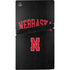 University of Nebraska Collegiate Text Black PS5 Pro Disk Console Skin