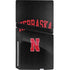 University of Nebraska Collegiate Text Black PS5 Pro Disk Console Skin