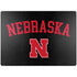 University of Nebraska Collegiate Text Black Surface Laptop 7 15in Skin