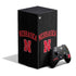 University of Nebraska Collegiate Text Black XBox Series X Digital Edition Bundle Skin