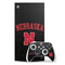 University of Nebraska Collegiate Text Black Xbox Series X Skins