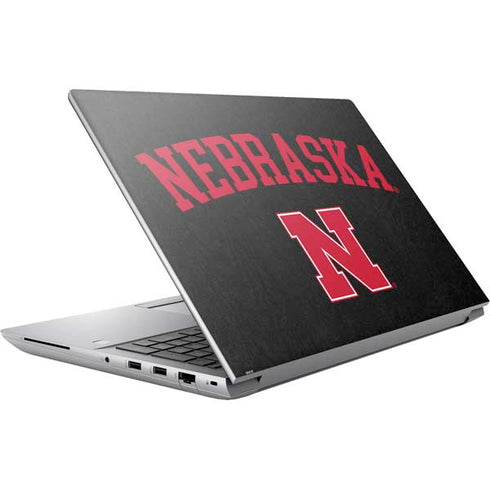 University of Nebraska Collegiate Text Black HP ZBook Fury 16 G10 Skin