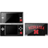 University of Nebraska Collegiate Text Black Nintendo Skins
