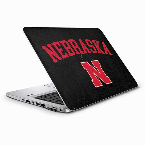 University of Nebraska Collegiate Text Black HP Elitebook Skin