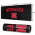 University of Nebraska Collegiate Text Black Gaming Mouse Pad