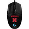 University of Nebraska Collegiate Text Black G203 Prodigy RGB Wired Gaming Mouse Skin