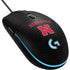University of Nebraska Collegiate Text Black G203 Prodigy RGB Wired Gaming Mouse Skin