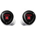 University of Nebraska Collegiate Text Black Galaxy Buds Plus Skin