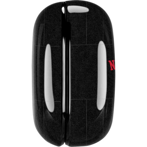 University of Nebraska Collegiate Text Black Galaxy Buds Pro Skin