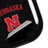 University of Nebraska Collegiate Text Black Galaxy Buds Pro Skin