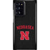 University of Nebraska Collegiate Text Black Galaxy Cases