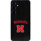 University of Nebraska Collegiate Text Black Galaxy S24 Plus Skin