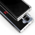 University of Nebraska Collegiate Text Black Galaxy Z Fold5 5G Clear Case