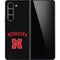 University of Nebraska Collegiate Text Black Galaxy Z Fold5 5G Skin