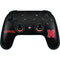 University of Nebraska Collegiate Text Black Google Stadia Controller Skin