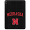 University of Nebraska Collegiate Text Black Apple iPad Pro Skin