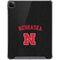 University of Nebraska Collegiate Text Black iPad Cases