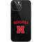 University of Nebraska Collegiate Text Black iPhone 15 Pro Max Skin