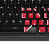 University of Nebraska Collegiate Text Black K95 RGB PLATINUM Mechanical Gaming Keyboard Skin