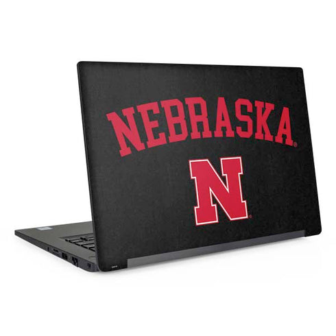 University of Nebraska Collegiate Text Black Dell Latitude Skin