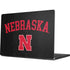 University of Nebraska Collegiate Text Black Apple MacBook Pro 14-inch Skin