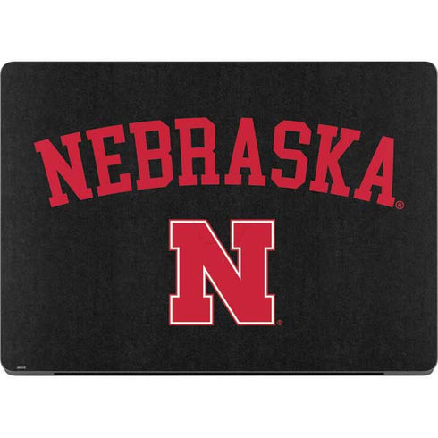 University of Nebraska Collegiate Text Black Apple MacBook Pro 14-inch Skin