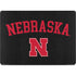 University of Nebraska Collegiate Text Black Apple MacBook Pro 14-inch Skin