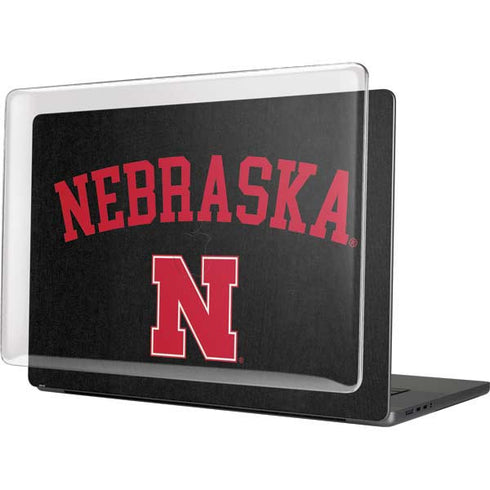 University of Nebraska Collegiate Text Black MacBook Cases
