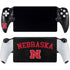 University of Nebraska Collegiate Text Black PlayStation Portal Remote Player Skin
