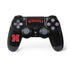 University of Nebraska Collegiate Text Black PlayStation PS4 Skins