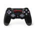 University of Nebraska Collegiate Text Black PlayStation PS4 Skins