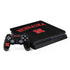 University of Nebraska Collegiate Text Black PlayStation PS4 Skins