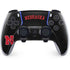 University of Nebraska Collegiate Text Black PS5 DualSense Edge Pro Controller Skin