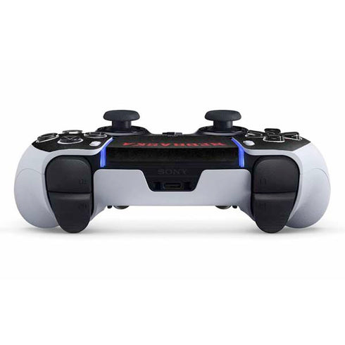 University of Nebraska Collegiate Text Black PS5 DualSense Edge Pro Controller Skin