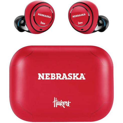 University of Nebraska Red Amazon Echo Buds Skin