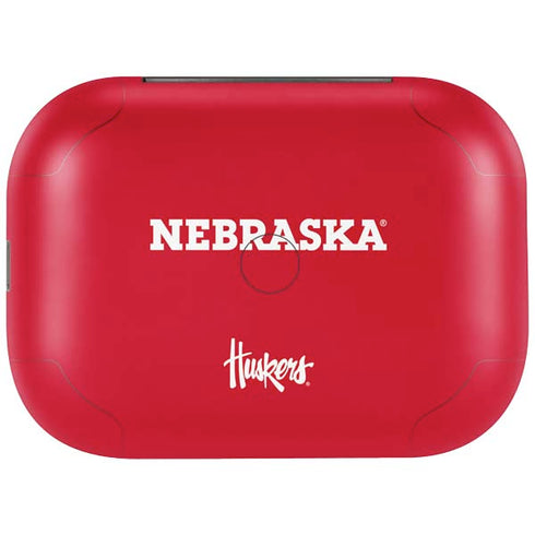University of Nebraska Red Amazon Echo Buds Skin