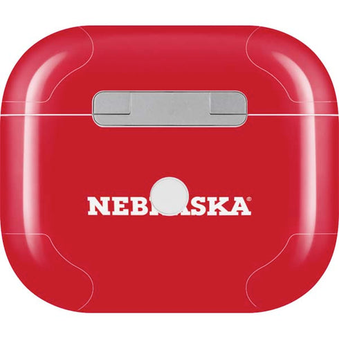 University of Nebraska Red Apple AirPods (3rd Gen 2021) Skin