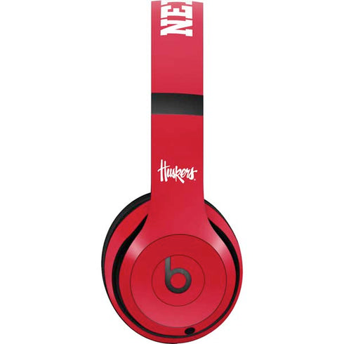 University of Nebraska Red Beats Studio Pro Wireless Headphones Skin