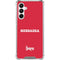 University of Nebraska Red Galaxy A16 5G Clear Case