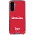 University of Nebraska Red Galaxy A36 5G Clear Case