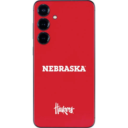 University of Nebraska Red Galaxy S24 Plus Skin