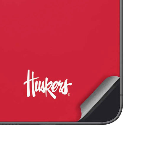 University of Nebraska Red Galaxy S25 Plus Skin