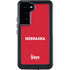 University of Nebraska Red Galaxy S24 Plus Waterproof Case