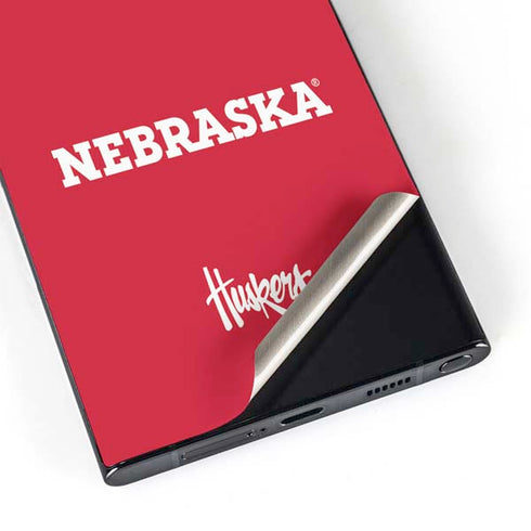 University of Nebraska Red Galaxy S25 Ultra Skin