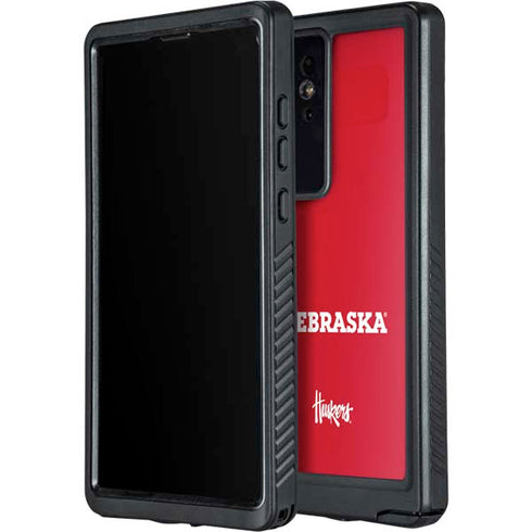 University of Nebraska Red Galaxy S24 Ultra Waterproof Case